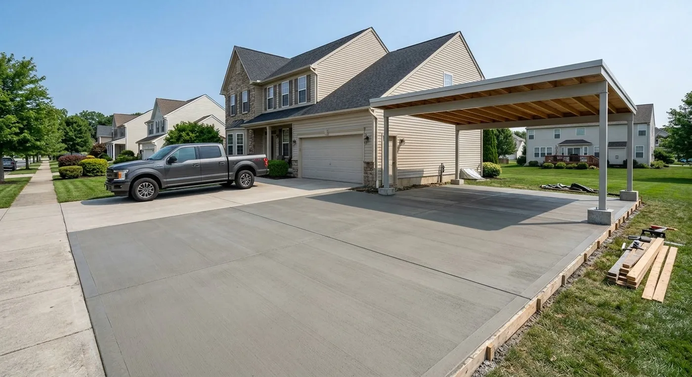 House and Carport Slabs in Sioux Falls, SD